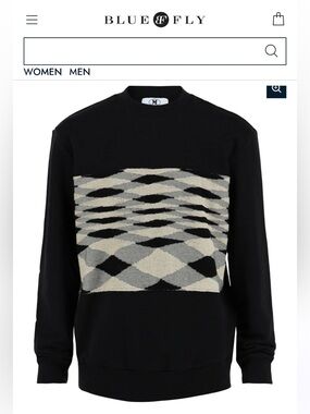 NWT MISSONI MENS ZIG ZAG CREWNECK SWEATSHIRT Size M